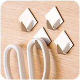 Sleek Hold β Silver Adhesive Hook